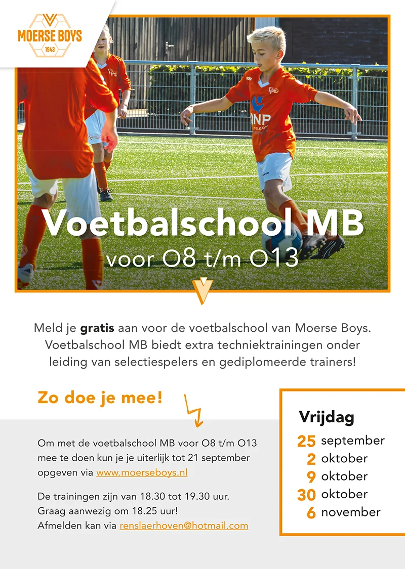 Poster Voetbalschool MB 2026-September