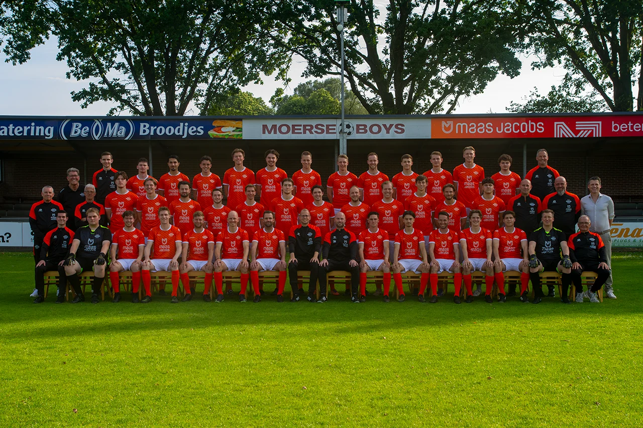 Selectiefoto Moerse Boys heren 2026-2027