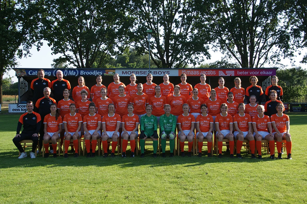 Selectiefoto Moerse Boys Dames 2026-2027