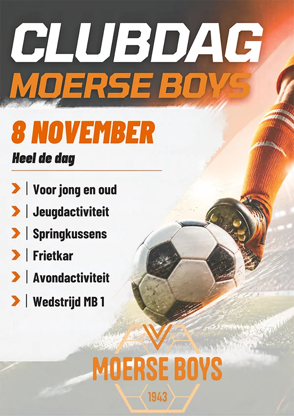 Clubdagposter Moerse Boys